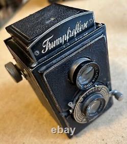 1930's TRUMPFREFLEX TLR 120 FILM CAMERA TRIOLAR f4.5 75MM RICHTER REFLECTA SEARS