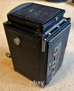 1930's TRUMPFREFLEX TLR 120 FILM CAMERA TRIOLAR f4.5 75MM RICHTER REFLECTA SEARS