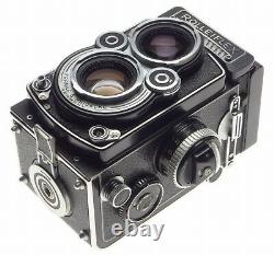 3.5F Rolleiflex TLR camera Planar f=75mm coated lens grip hood case strap kit