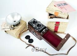 BEAUTIFUL FULLY WORKING ROLLEI MAGIC 6x6 MEDIUM FORMAT TLR CAMERA OUTFIT