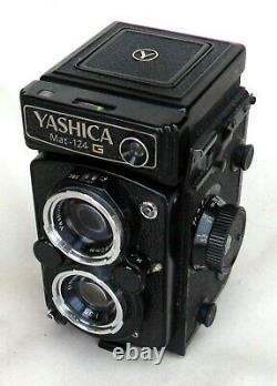 BOXED YASHICA MAT 124G CAMERA c/w LENS, CASE & INSTRUCTION BOOK nr MINT CONDITION