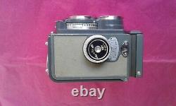 Baby rollieflex camera 4x4 film grey