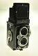 Black Rollei Rolleiflex Tessar 75mm F3.5 TLR Camera
