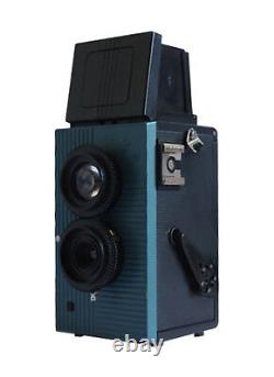 Blackbird Fly 35mm TLR Twin Lens Reflex Camera Black with Orange Face Camera