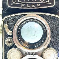 CLA'd Olympus Flex Type I 2.8 6x6 Medium Format Film TLR Camera for collection