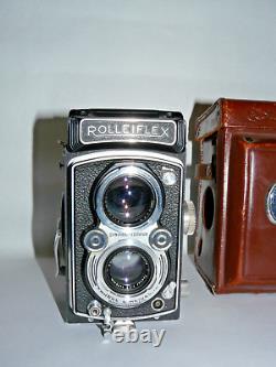 Camera 6x6 TLR Camera Rolleiflex 3.5A Zeiss-Opton Tessar 13.5 f=75mm