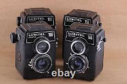 Camera LUBITEL- 166 Universal LOMO Russian TLR camera Medium Vintage USSR 4 PCS