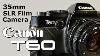 Canon T60 35mm Slr Camera Overview And Loading