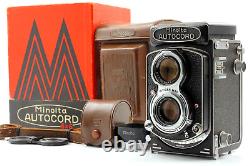 Clad NMINT Hood Box Minolta AUTOCORD TLR Film Camera Chiyoko Rokkor 75mm JAPAN