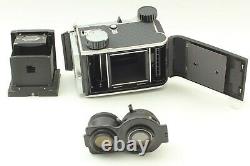 EXC+3 Mamiya C220 Pro 6x6 TLR Film Camera Body + 80mm f2.8 Blue Dot Lens JAPAN