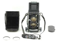 EXC+4 Strap Case Mamiya C330 Pro 6x6 TLR Film Camera Body 65mm f3.5 Lens JAPAN