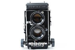 EXC+5 Mamiya C330 Pro TLR Camera SEKOR DS 80mm F2.8 Blue Dot Lens From JAPAN