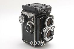 EXC+5 with Case, Hood? Yashicaflex New Model B 6x6 cm 80mm F3.5 from JAPAN C45