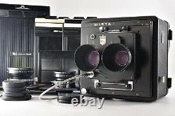 EXC+5WISTA 4x5 Large Format TLR WISTAR Lens Symmar S 150mm F5.6 etc From Japan