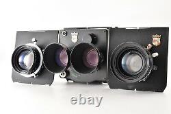 EXC+6? WISTA 4x5 TLR Large Format WISTAR 130mm Lens Symmar-S 135 150 mm Japan