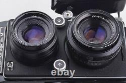 EXC++ KONI OMEGAFLEX M TLR with90mm F2.8 LENS, COPY OF INSTRUCTIONS, CAP, TESTED