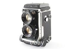 EXC+++++? Mamiya C220 TLR Camera Sekor 80mm f/2.8 Blue Dot Lens from JAPAN