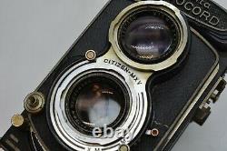 EXC minolta Autocord 6X6 TLR Camera Rokkor 75 F3.5 From Japan #3063