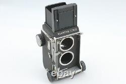 EXC5 Mamiya C220 Pro TLR Film Camera Blue Dot 80mm f2.8 Lens+Strap from JAPAN