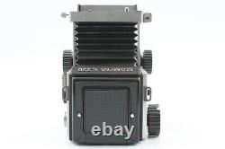 EXC5 Mamiya C220 Pro TLR Film Camera Blue Dot 80mm f2.8 Lens+Strap from JAPAN