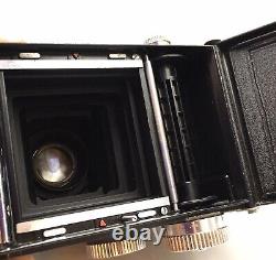 EXC5 Yashicaflex Model B TLR 6x6 Film Camera + Yashicor 80mm f/3.5 f JAPAN