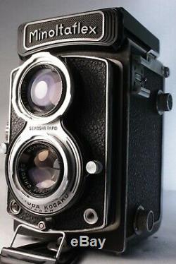EXCELLENT+++++Minoltaflex III 6X6 TLR Film Camera rokkor 75mm F3.5