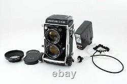 Ex+5 Mamiya C220 Pro TLR Film Camera + Sekor DS 105mm f/3.5 Blue Dot From Japan