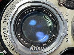 Exc+4 READ Ricoh RICOHFLEX New DIA Riconar 80mm f/3.5 TLR Camera from JAPAN