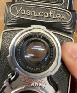 Exc+4 Yashica Yashicaflex Model C TLR 6x6 Camera 80mm F/3.5 Lens From Japan
