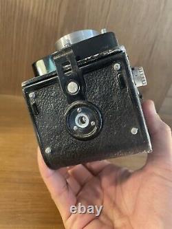 Exc+4 with Case Konica Koniflex I TLR Film Camera Hexanon 85mm F/3.5 #P8-2