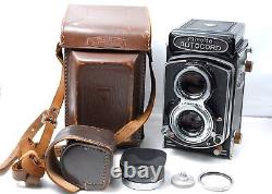 Exc+5 + Case Minolta Autocord TLR Camera First Model+ Rokkor 75 3.5 From JAPAN