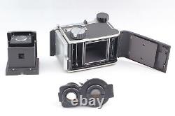 Exc+5 Mamiya C220 Pro 6x6 TLR Film Camera Sekor 80mm f3.7 Lens From Japan