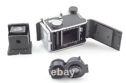 Exc+5 Mamiya C220 Pro TLR Camera with 80mm f/2.8 Blue Dot Lens From JAPAN