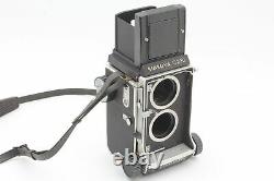 Exc+5 Mamiya C220 Pro TLR Camera with Sekor 80mm f/2.8 Blue Dot Lens From JAPAN
