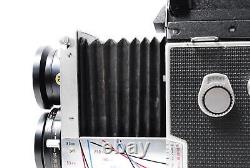 Exc+5 Mamiya C220 Pro TLR Film Camera Sekor 80mm f2.8 Blue Dot Lens From JAPAN
