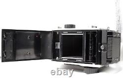 Exc+5 Mamiya C220 Pro TLR Film Camera Sekor 80mm f2.8 Blue Dot Lens From JAPAN