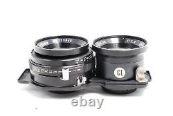 Exc+5 Mamiya C220 Pro TLR Film Camera Sekor 80mm f2.8 Blue Dot Lens From JAPAN