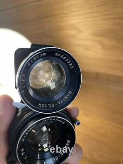 Exc+5 Mamiya C33 6x6 TLR Camera with Sekor 80mm F/2.8 Blue Dot Lens From Japan