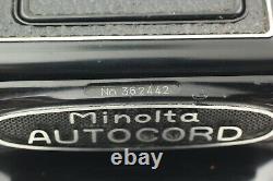 Exc+5 Minolta AUTOCORD TLR Camera RG Type withRokkor 75mm F/3.5 From JAPAN #373