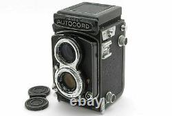 Exc+5 Minolta Autocord III TLR Film Camera with Rokkor 75mm f3.5 Case JAPAN 584