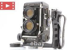 Exc+5 w Grip Mamiya C330 TLR Film Camera 105mm f/3.5 Lens Blue Dot From JAPAN