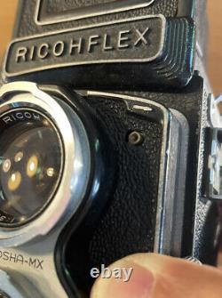 Exc+5 with Cap Ricoh Ricohflex New DIA 80mm F/3.5 TLR Medium Format Camera JPN