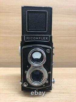 Exc+5 with Case Ricoh Ricohflex New DIA 80mm F/3.5 TLR Medium Format Camera JPN