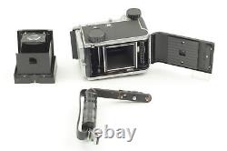 Exc+5 with grip MAMIYA C22 Medium Format TLR Film Camera Body From JAPAN
