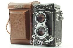 Exc+5 withcase MINOLTA AUTOCORD TLR Camera Rokkor 75mm f/3.5 Lens From JAPAN