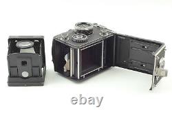 Exc+5Rollei Rolleiflex 3.5F TLR Planar 75mm F3.5 Lens with Hood Strap From JAPAN
