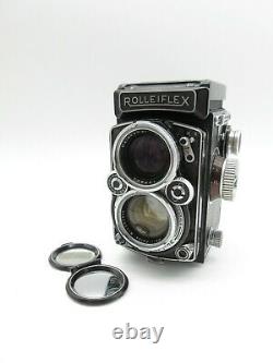 F&H Rollei Rolleiflex 6x6 TLR Kamera Carl Zeiss Planar 12.8 f=80mm Objektiv