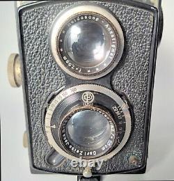 F&H Rolleicord I Type 2 TLR Medium Format Camera, Zeiss Triotar 7.5cm f/3.8 Lens