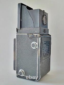 F&H Rolleicord II Type 1 TLR Medium Format Camera+Zeiss 7.5cm f/3.5 Triotar Lens