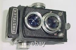 Firstflex TLR 120 Film 6x6 Medium Format Camera Tri-Lausar 80/3.5 Lens Excellent
